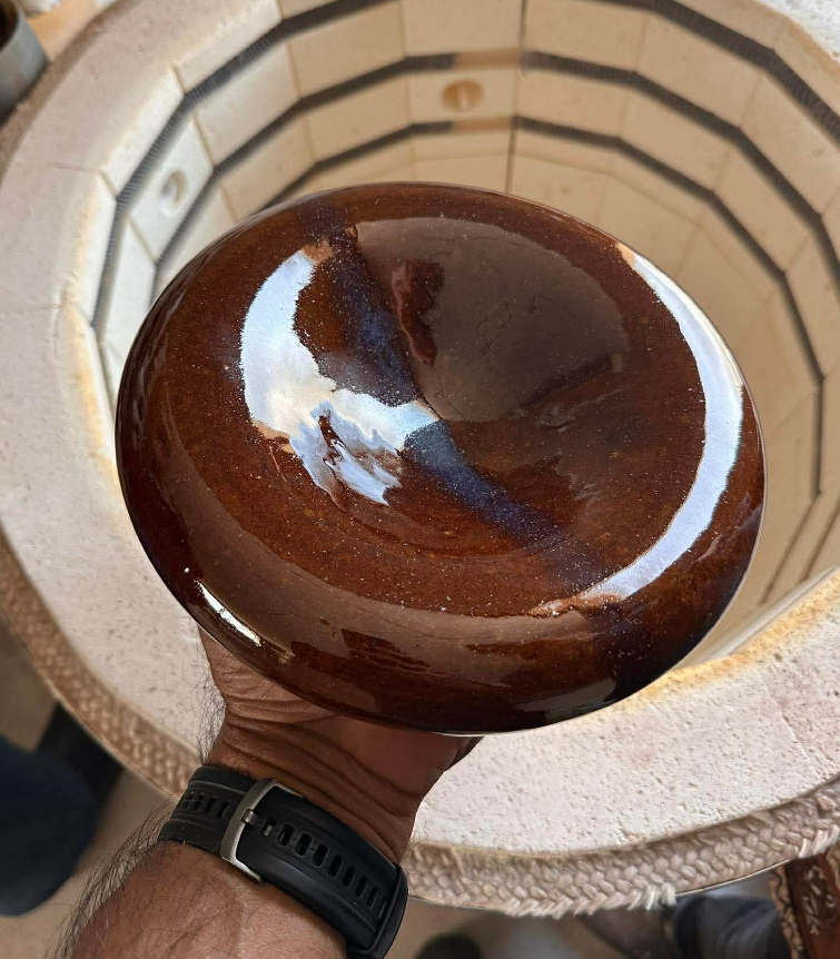 Custom stoneware piece.